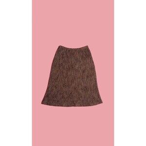 1960s-1970s MARY FARRIN Saks Fifth Avenue. KNIT High Waist A-Line Skirt. XS-S